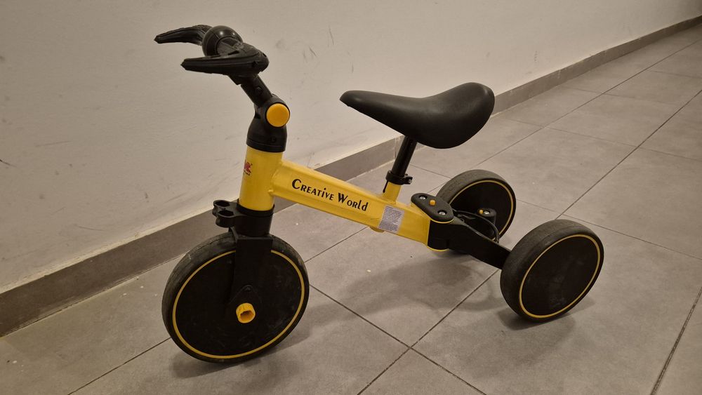 Tricicleta 3 in 1, bicicleta, Creative World Toys,