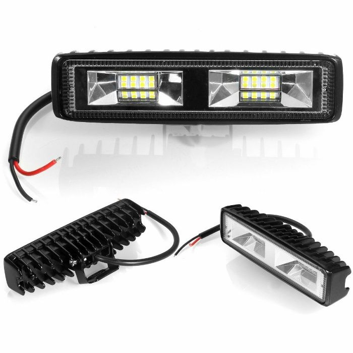 2БР! Диоден халоген, лед халоген, диоден фар за джип, OFFROAD 48 W