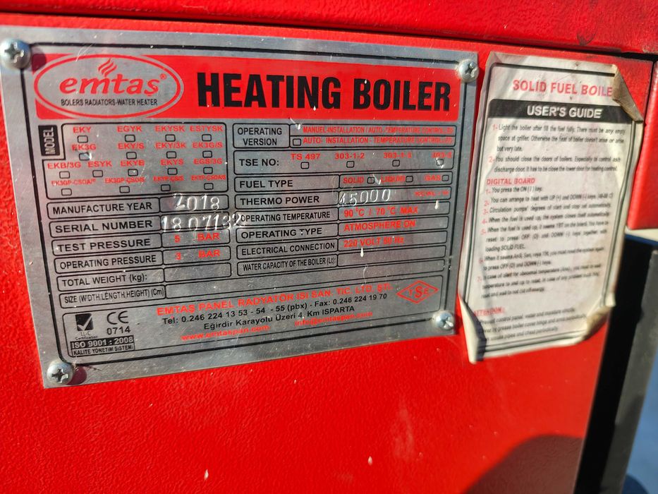 Centrala pe lemne emtaș