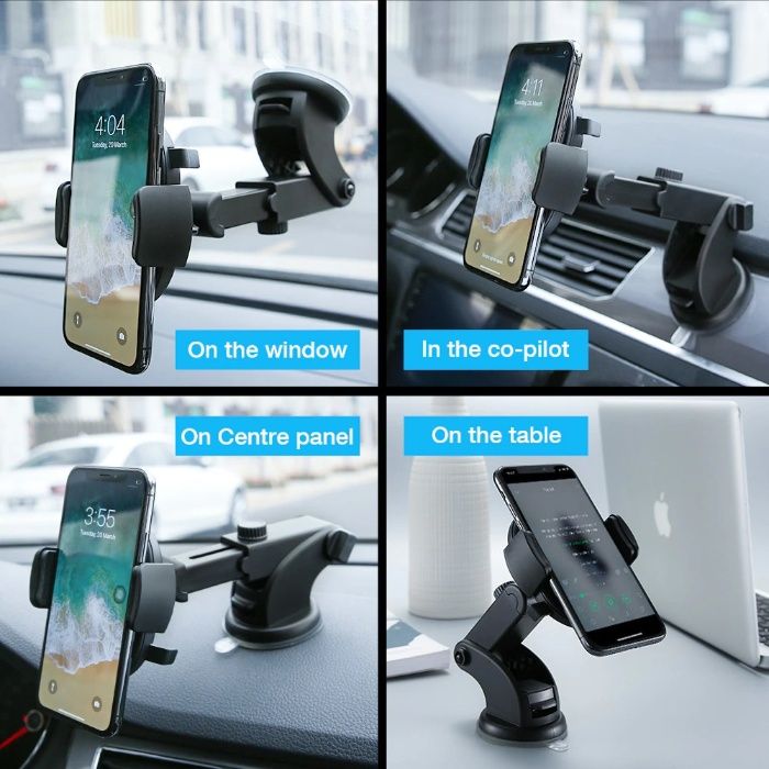 Универсална автоматизирана стойка за телефон за кола, One Touch