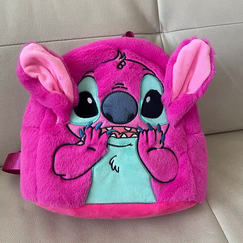 Плюшена 3D Раница Стич и Лило, Плюшена играчка Раница Стич/Stitch