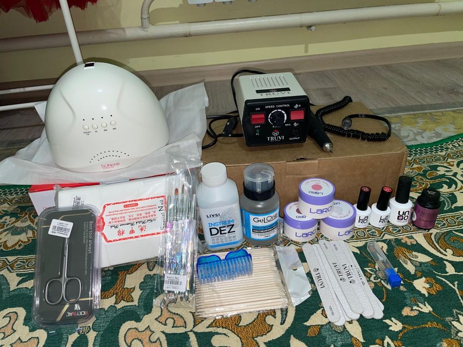 Маникюрге арналған толық кәсіби жиынтық (жаңа)