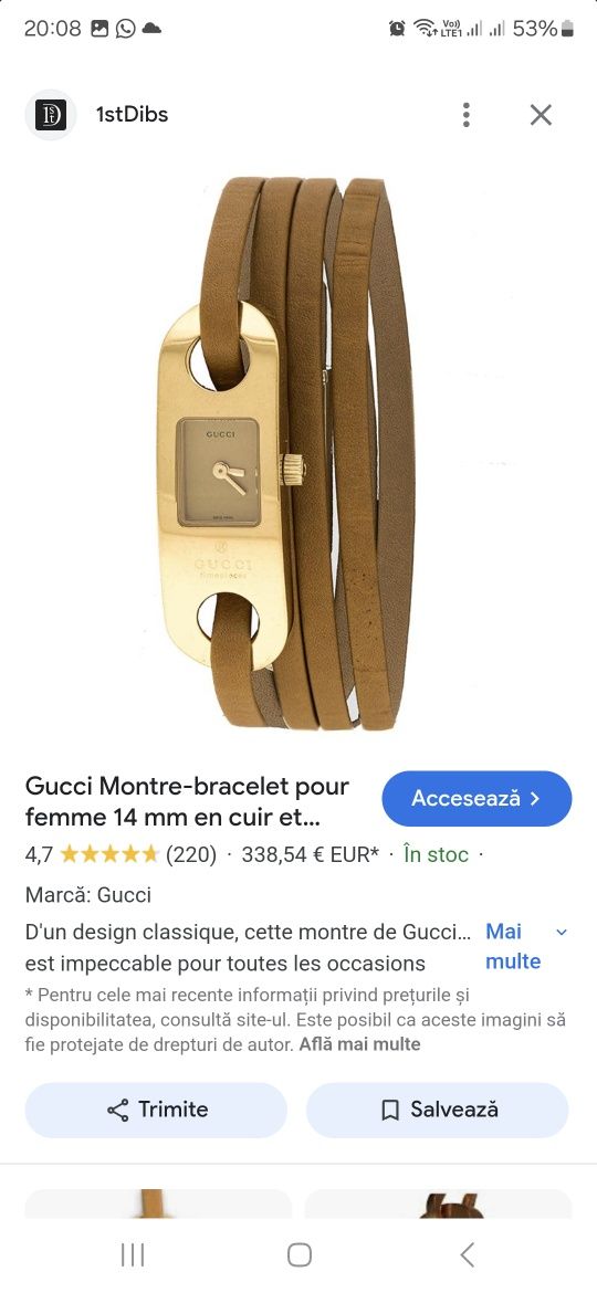 Ceas Gucci original Nou okazie