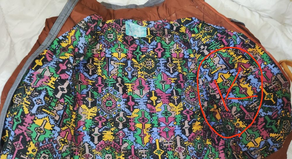 Пуховик много карманов теплый 48-50 недорого.