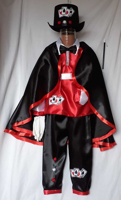 Costum Magician pentru copii marimile 5 si 6 (6-7-8-9 ani)