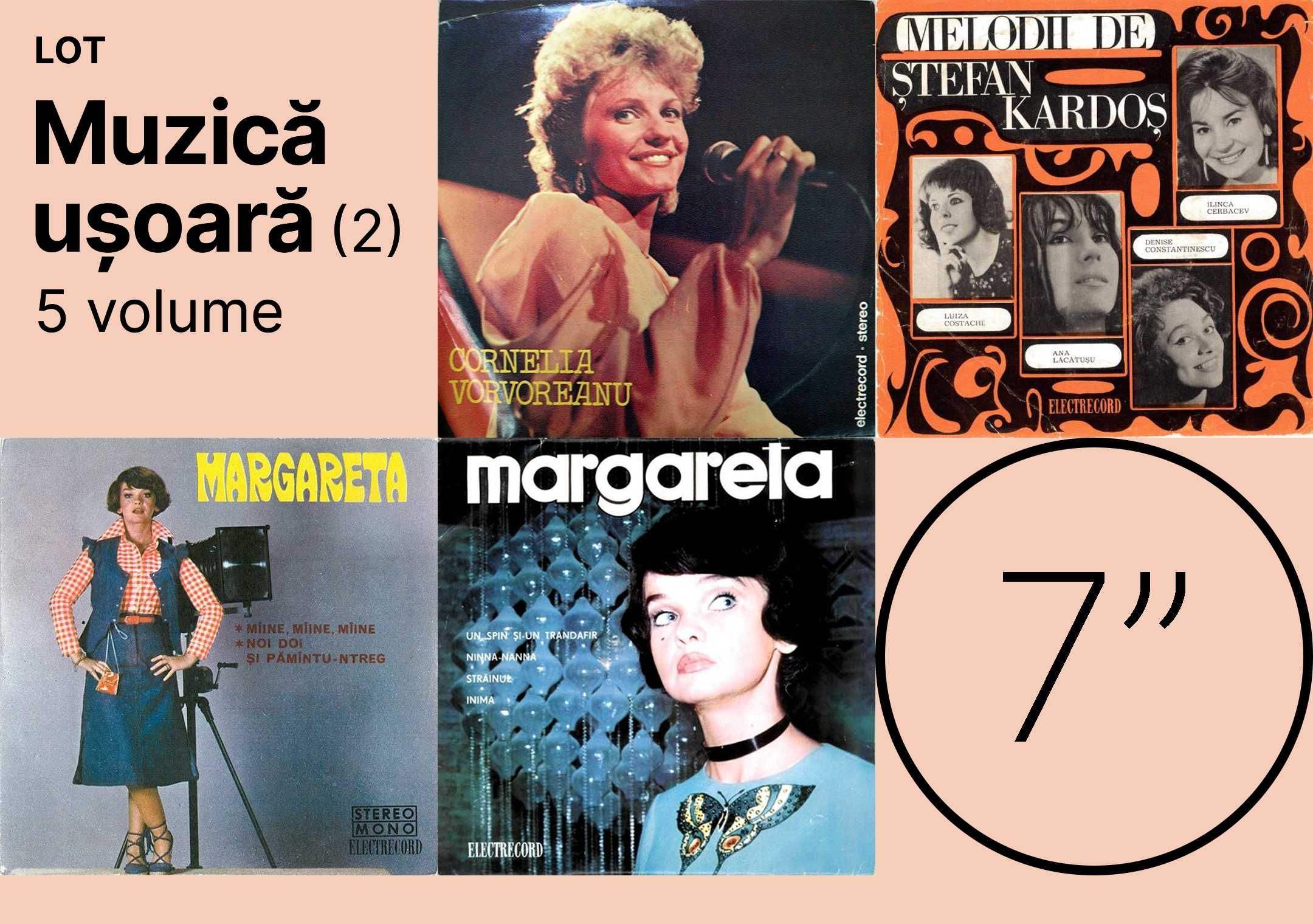 Lot 9 discuri vinil Muzică ușoară 7": VA - Jazz, Latin, Pop