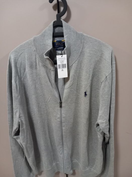 Polo Ralph Lauren, Жилетка Classics с цип, Сив меланж, 2XL