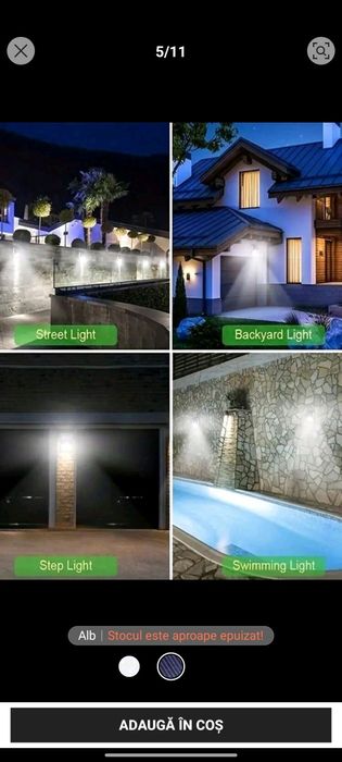 4 Lumini pentru curte