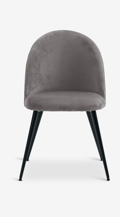 Кухненски стол KOKKEDAL сиво кадифе