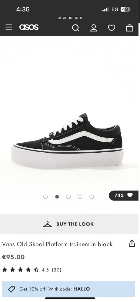 Маратонки Vans Old Skool Platform, 37