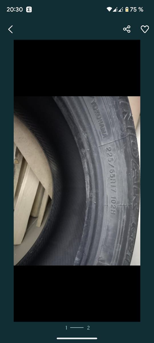 Шины Yokohama Geolandar G91 225/65 R17 102 H