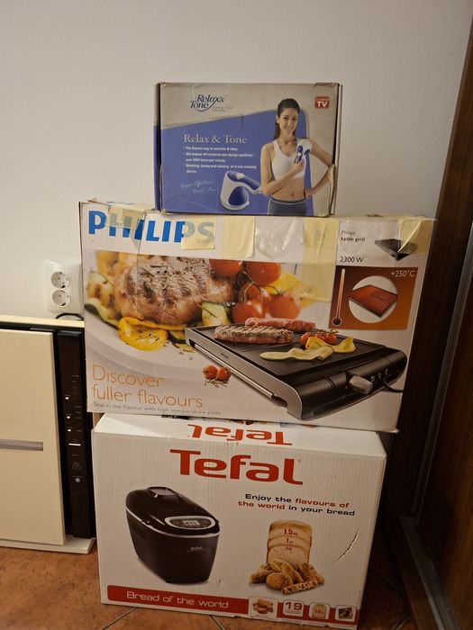 MAsina paine Tefal, gratar Philips si Relax&Tone