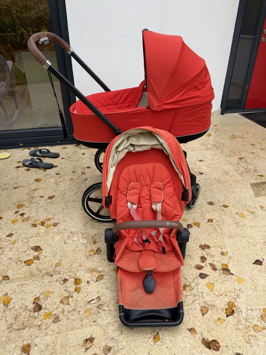 Carucior sport + landou Cybex Platinum Priam Portocaliu