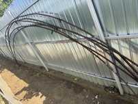 Vand arcade de solar din fier striat