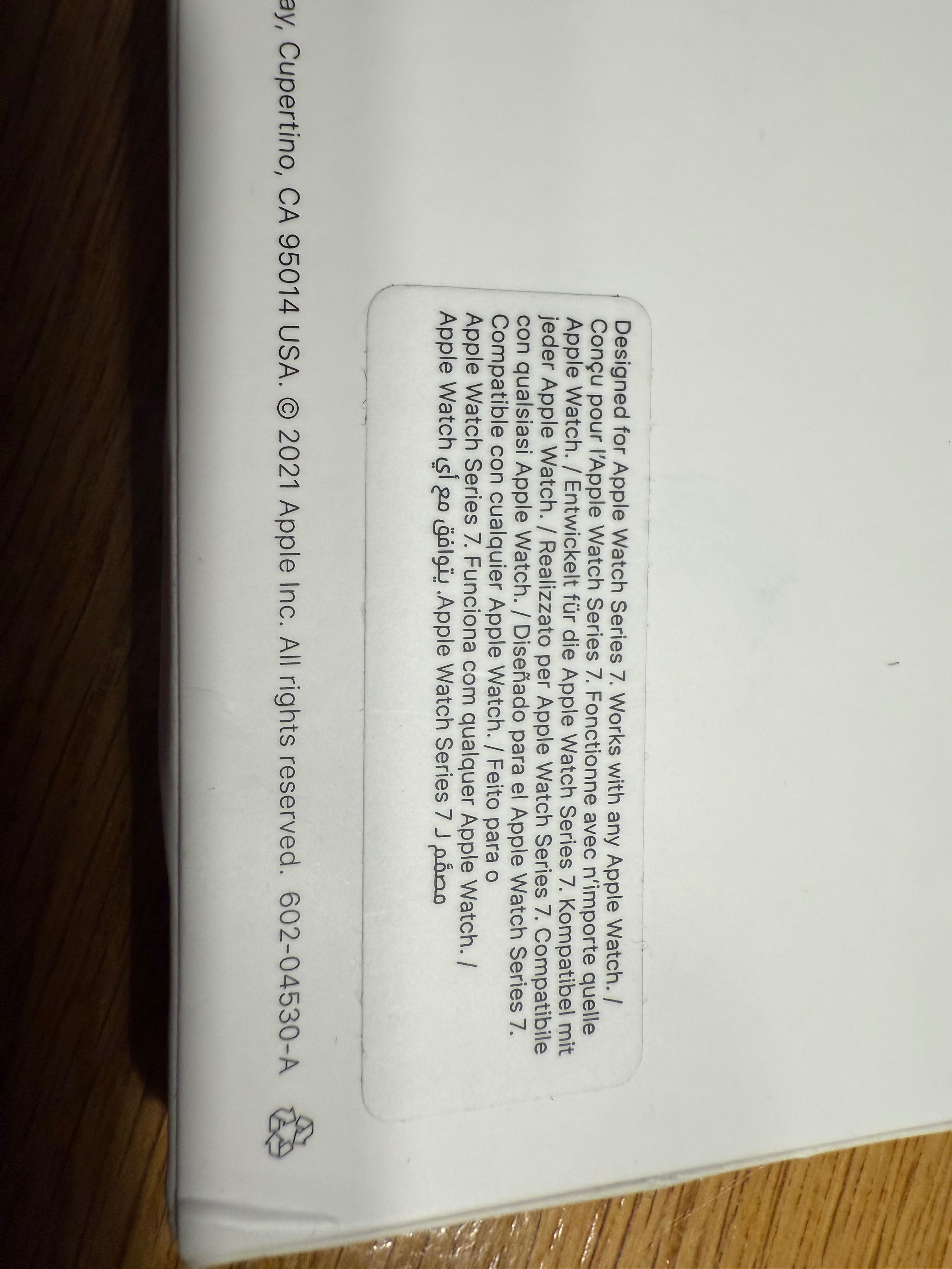 Apple Watch оригинална каишка верижка, нова в кутийка S/M и M/L каучук
