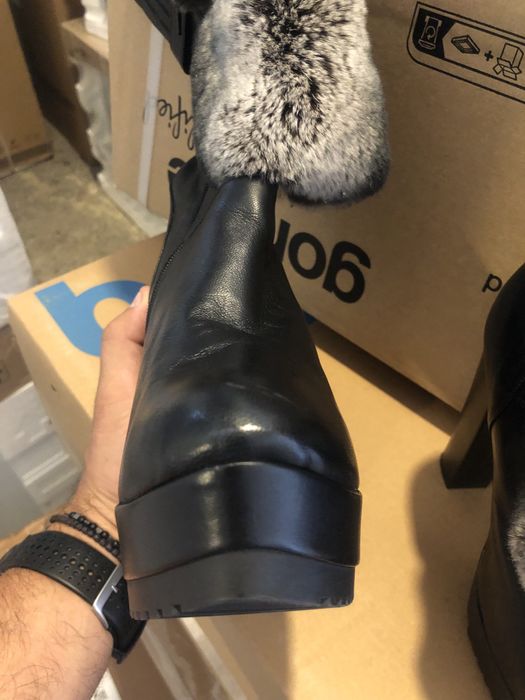 Cizme Giardino Principi din piele naturală și blana naturală