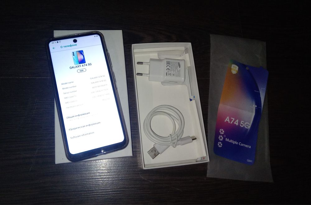 Samsung A74 5G 12+12/256 гигов