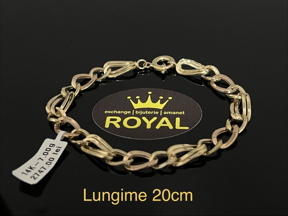 Bijuteria Royal CB : Bratara dama aur 14k 7,00gr