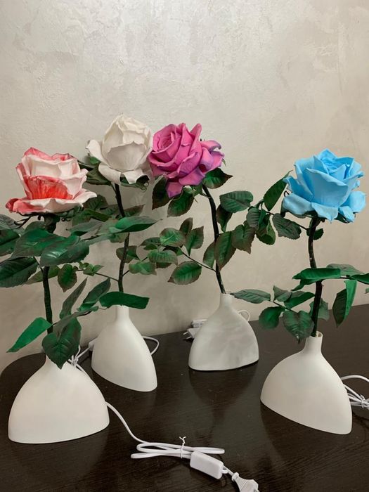 интерьерный светильник роза