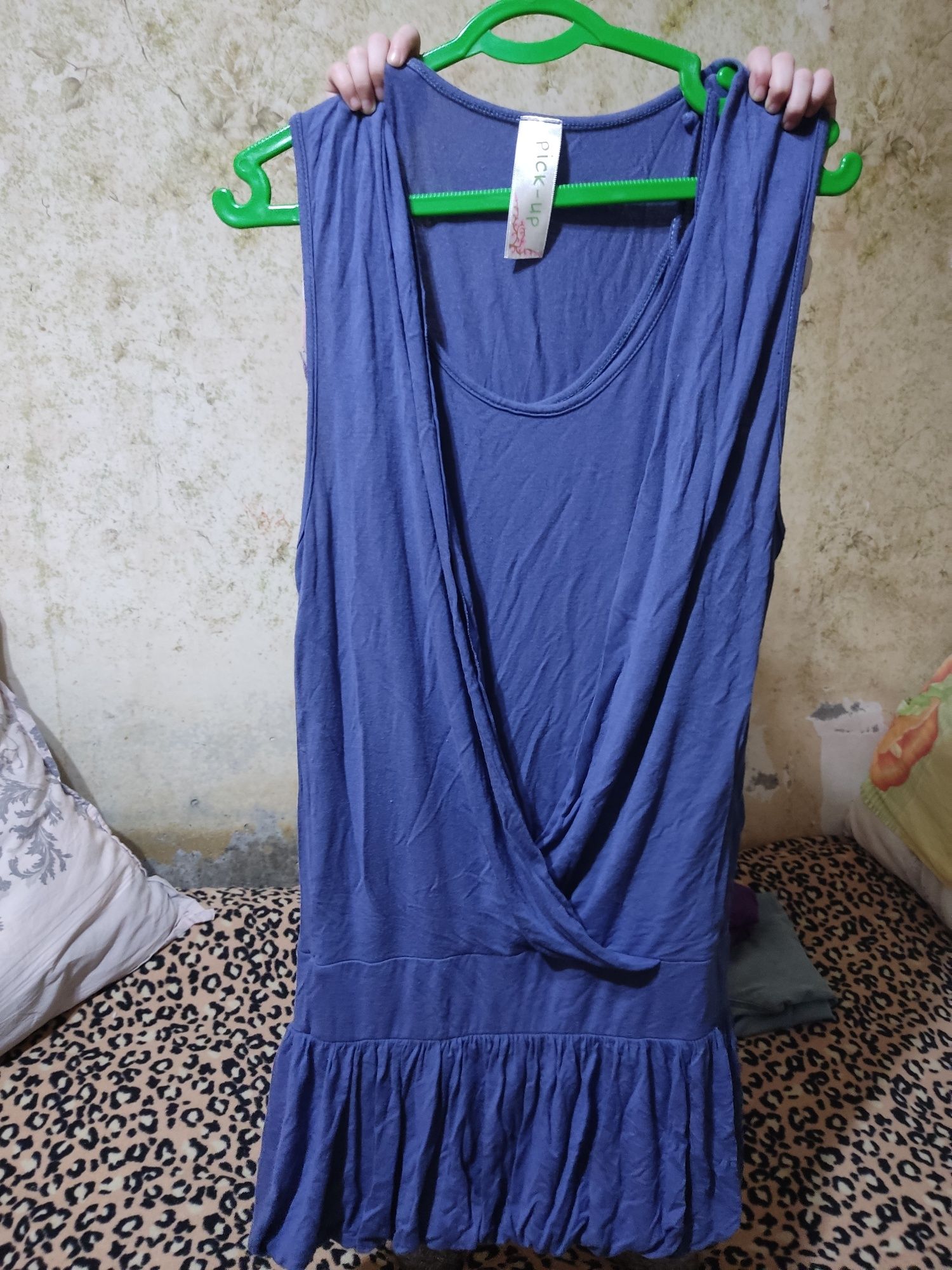 Синее изысканое платье