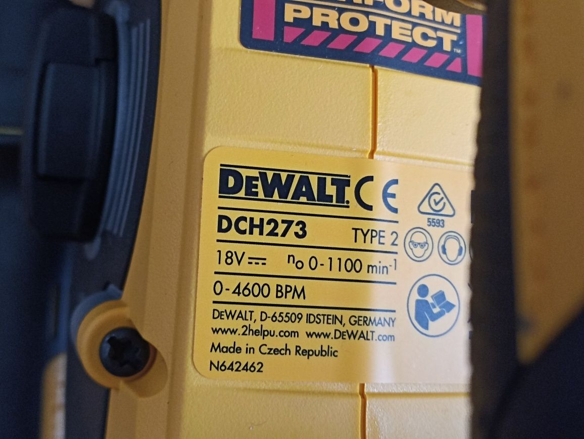 Corp/Rotopercutor-brushless/18V, DCH273, nou, original-DeWALT.