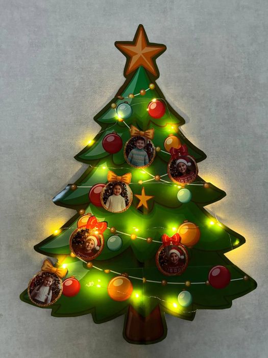 Новогодная ёлка с фотографиями