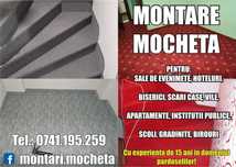 Vanzare ,Montare ,Surfilare MOCHETA ,covoare pt.hoteluri,biserici etc.