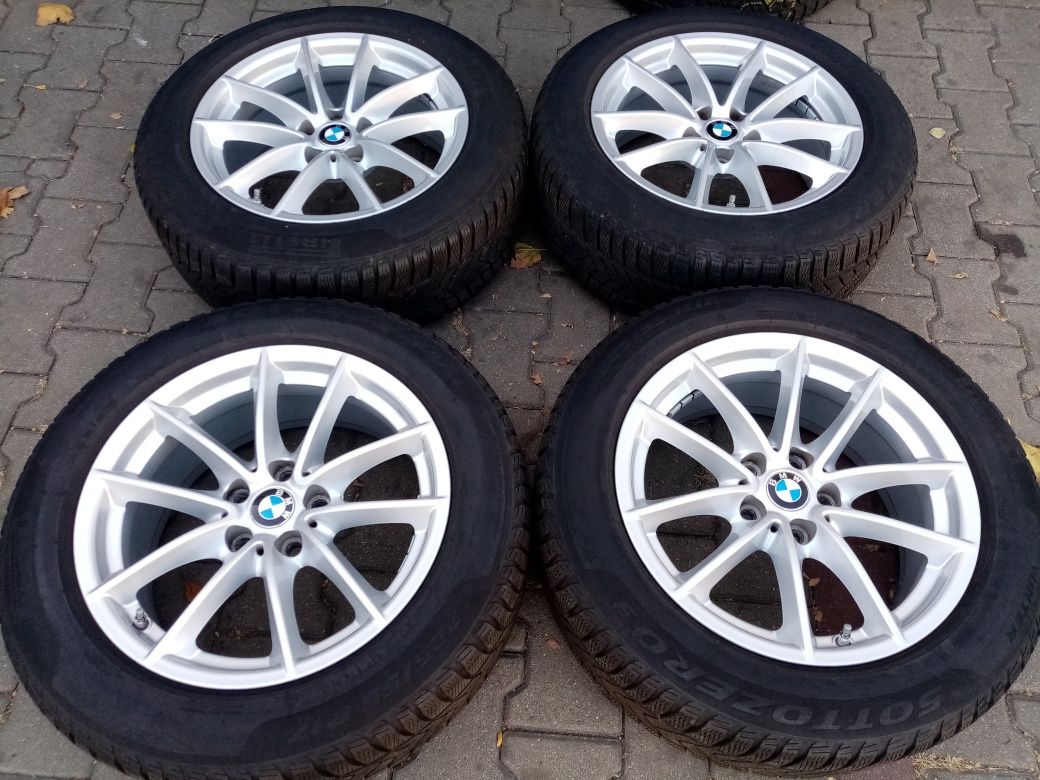 Jante originale BMW seria 5 G30 G31 pe 17"cu anvelope de iarnă.