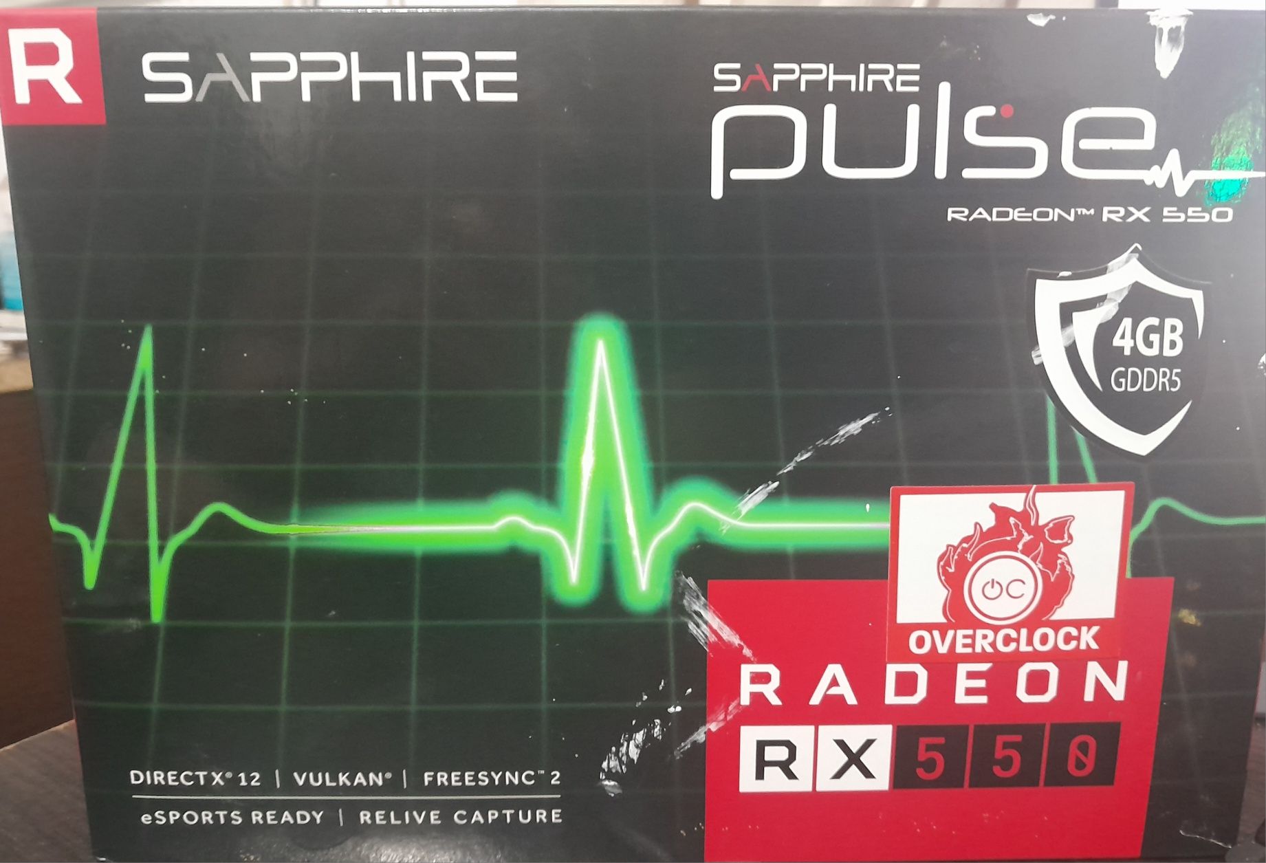 Placa video RX 550 4gb gddr5 OC din fabrica