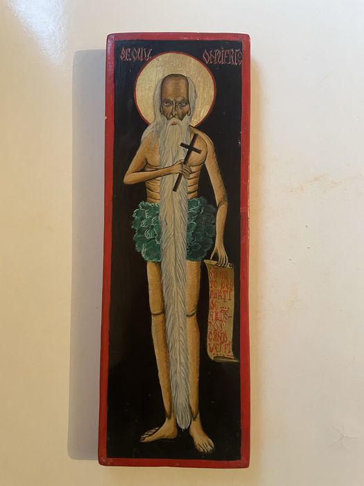 Icoană pictată pe lemn, Sf. Cuv. Onufrie