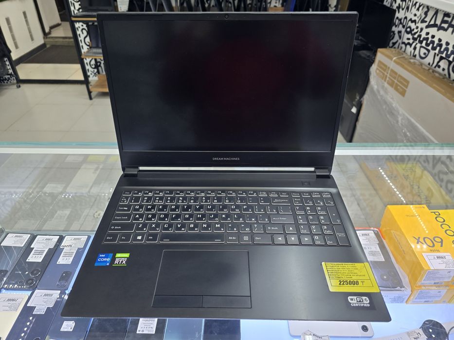Ноутбук Dream Machines core i5 11400H озу 8gb ssd512gb Rtx3050ti