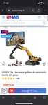 LEGO® City - Excavator galben de constructii 60420, 633 piese