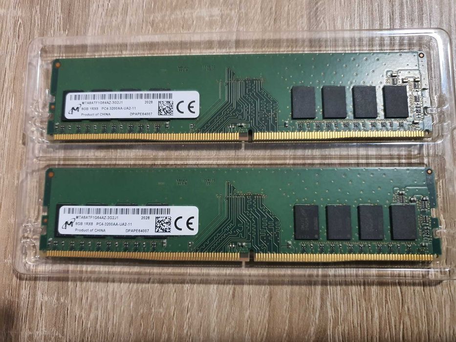 Memorii RAM PC (Desktop) DDR4 3200MHz 16GB(2x8GB) , DDR5 4800MHz 16GB