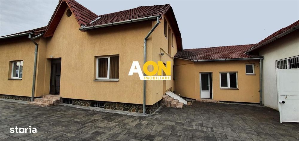 Casa 4 camere, 1163 mp teren, hala 65 mp utili, pretabila pt. birouri