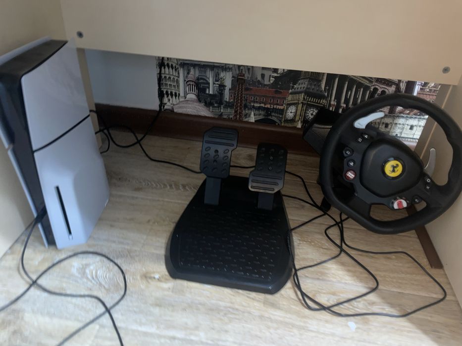 PlayStation 5 slim + игровой руль thrustmaster t80