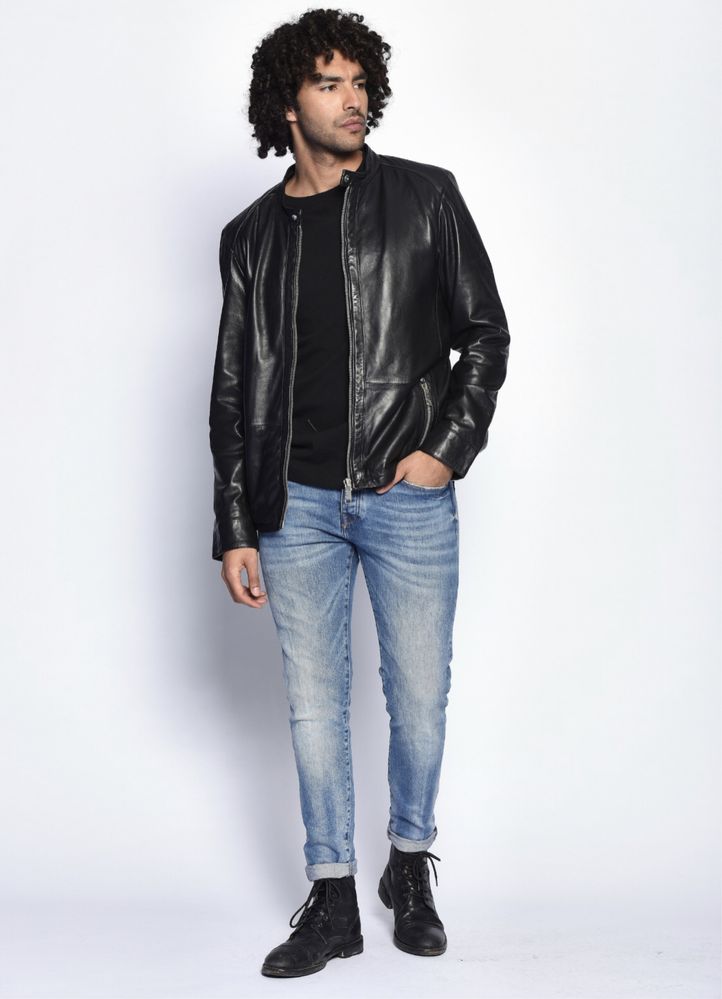 MAZE Brasso Leather Jacket ОРИГИНАЛ мъжко кожено яке/естествена кожа M