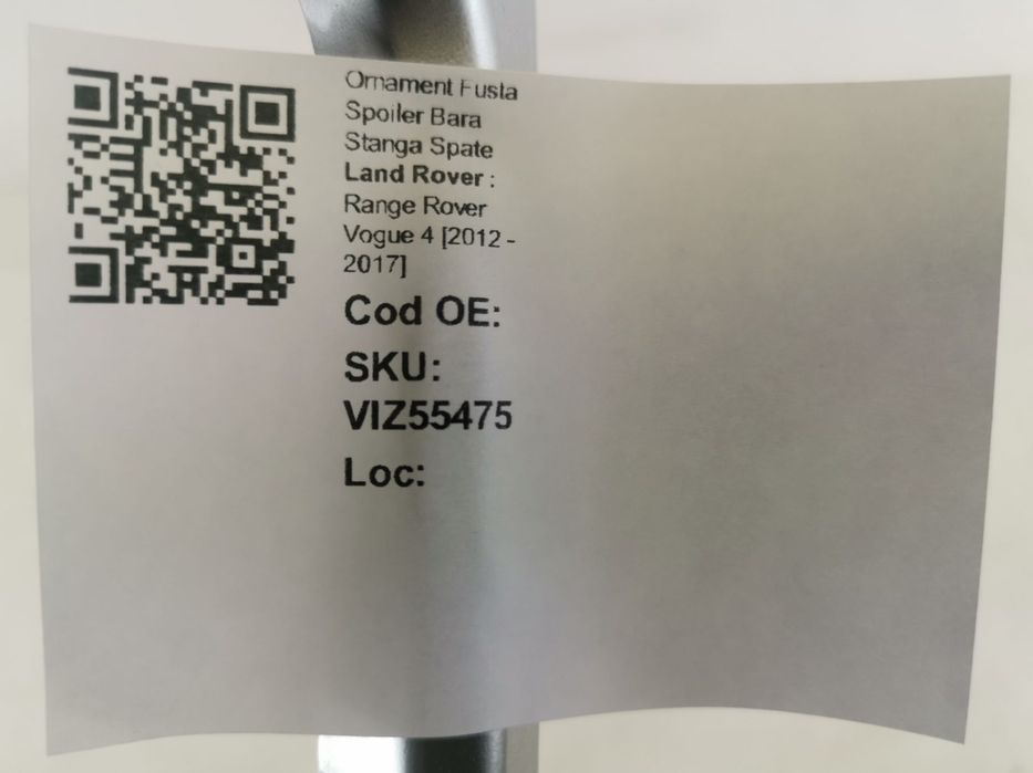 Ornament Fusta Spoiler Bara Stanga Spate Land Rover  Range Rover Vogue