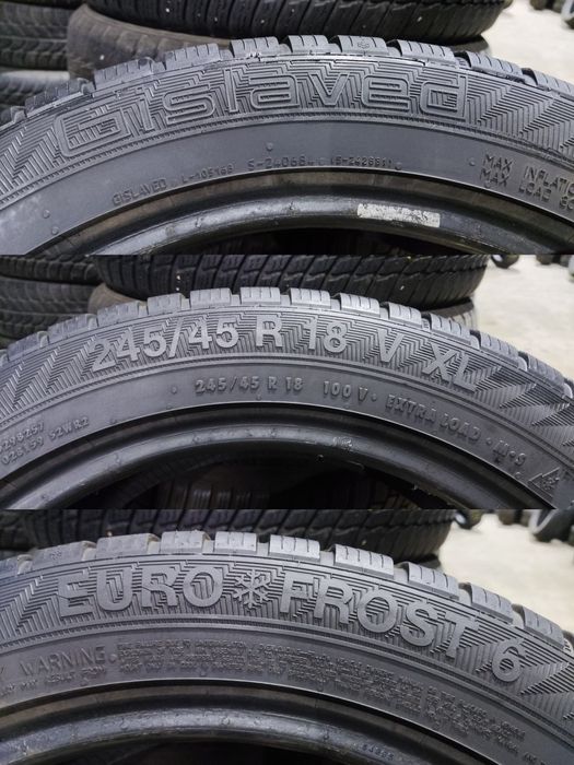 4бр. зимни гуми 245/45/18 Gislaved Eurofrost 6