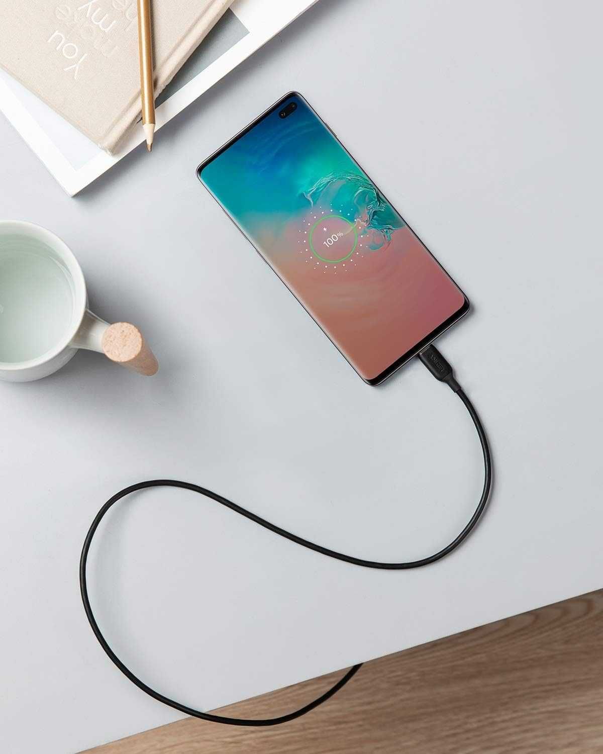 Anker PowerLine III USB-C към USB-C кабел, 0,9m