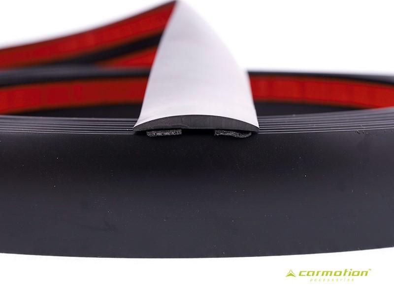 декоративна лайсна, черен мат, 26 мм x 5 м carmotion 63771