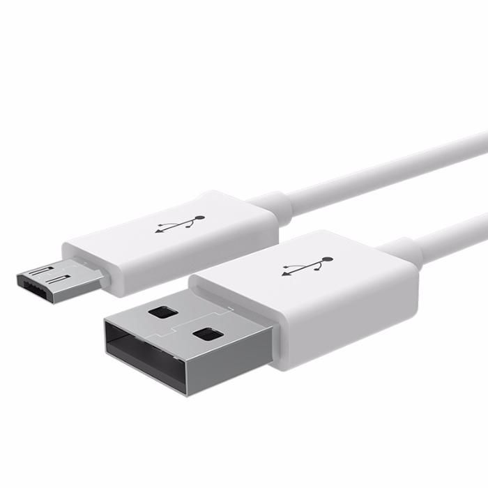 Cablu Mini Usb Nou White 1M - Compatibil Samsung Huawei Htc Alview