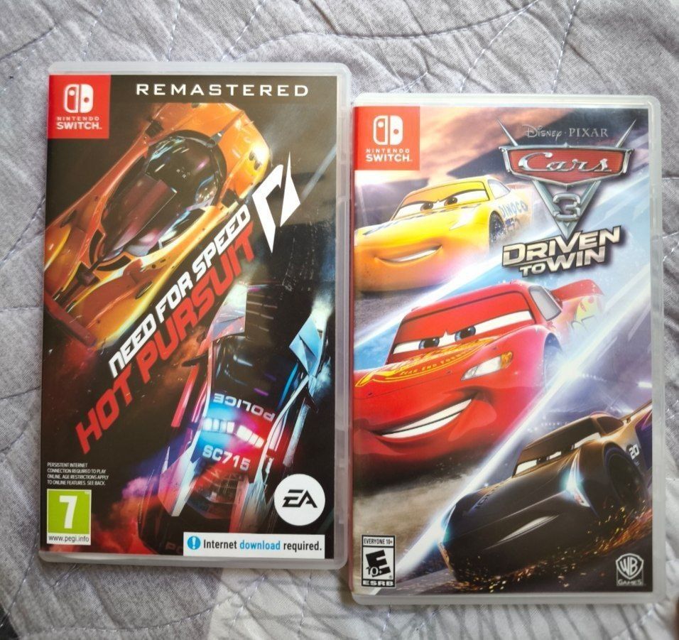 Nintendo switch игры NFS cars 3  картридж