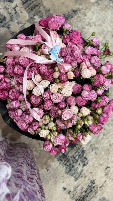 Шикарные цветы 113 роз