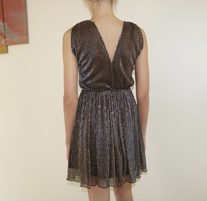 Rochie fir metalizat marime S
