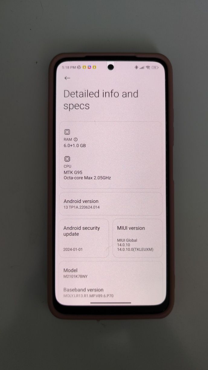 Xiaomi redmi note 10s