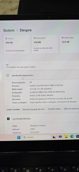 Laptop HP omnibook ultra flip
