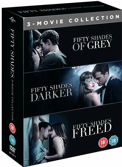 Filme Fifty Shades Of Grey 1,2,3 DVD BoxSet Complete Collection