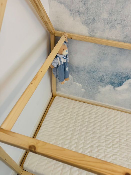 Pat tip Montessori + saltea – stare excelentă