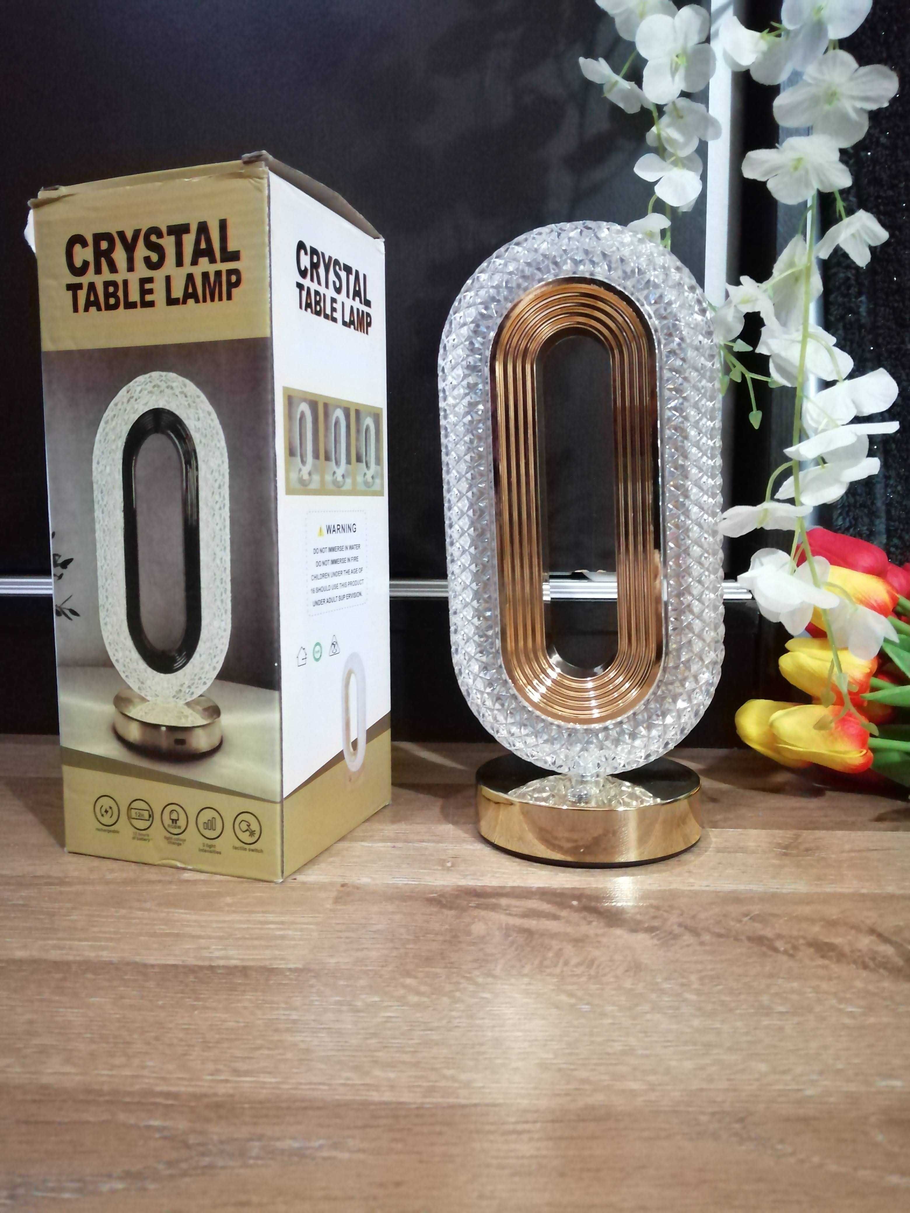 Veioza tip led lampa crystal dimonds noua in cutie