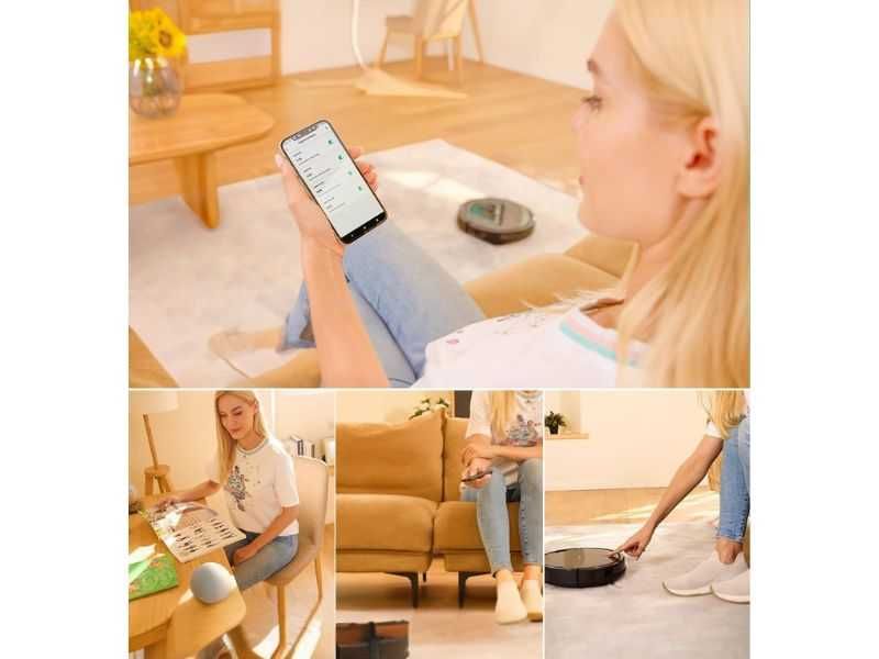 Робот Прахосмукачка с Интелигентен Контрол Vactidy Nimble T8
